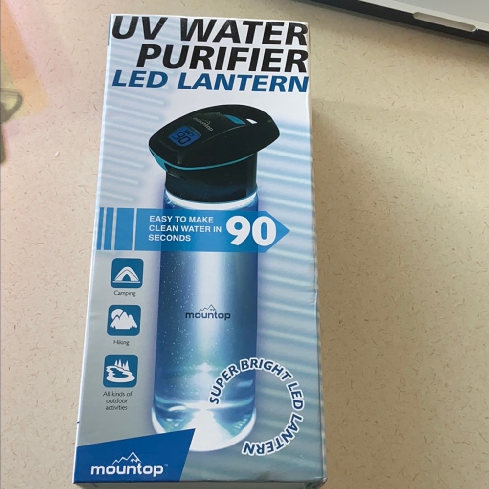 UV Water Purifier bottle